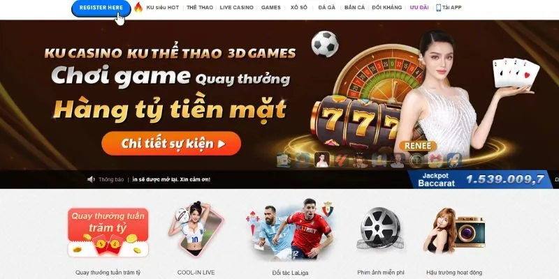 Ku Casino - nhà cái trực tuyến, 60 cấp vip 